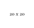 20 x 20
